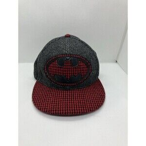 Concept One DC Comics Batman herringbone flat bill cap